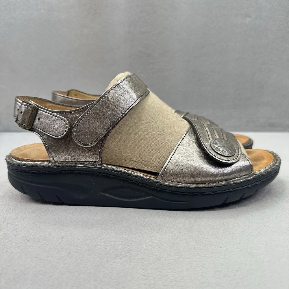 Womens 8-8.5 / EU 39 Finn Comfort Sausalito Sandals Espresso Leather Comfort